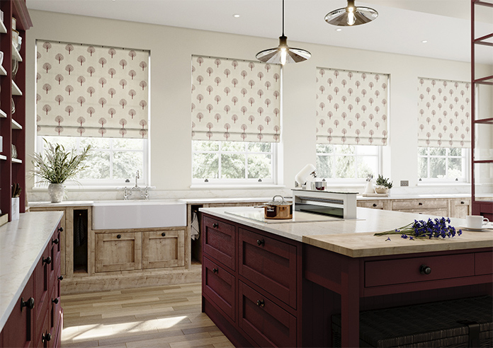 Emily Bond Yew Tree, Mulberry - Twist&Fit Roman Blind - Image 7